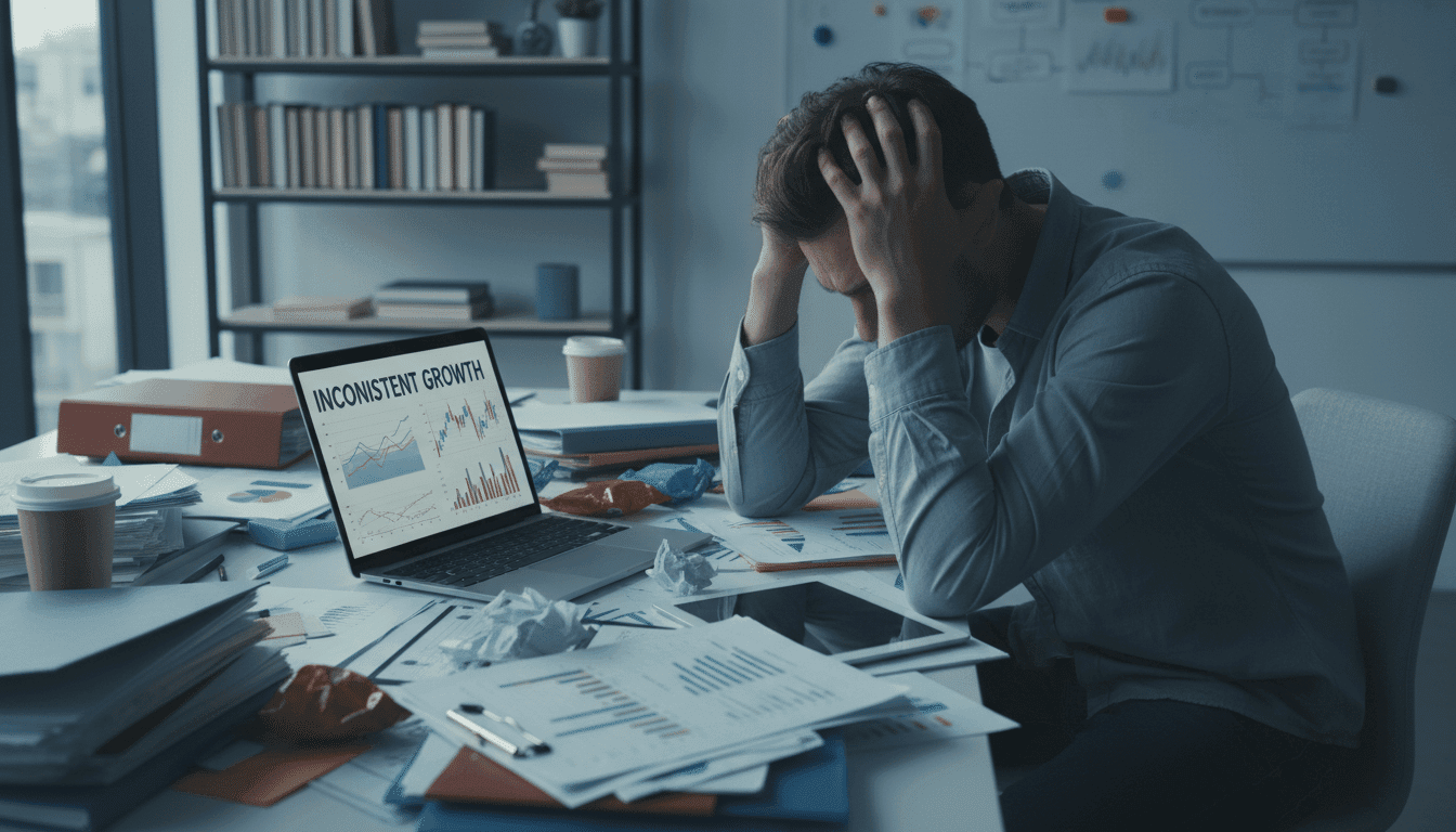 Ondernemer worstelt met groei aan druk bureau