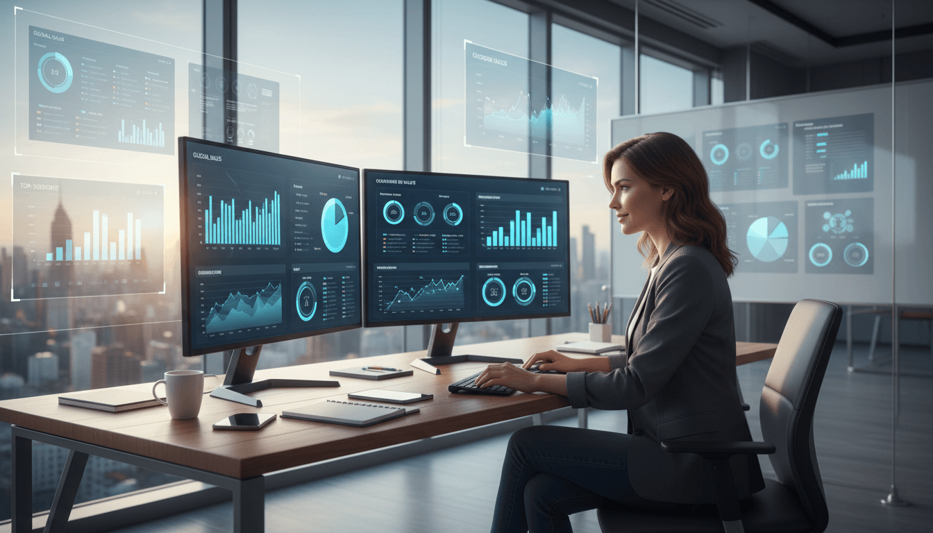 Ecommerce manager analyseert webshop gegevens in Amersfoort