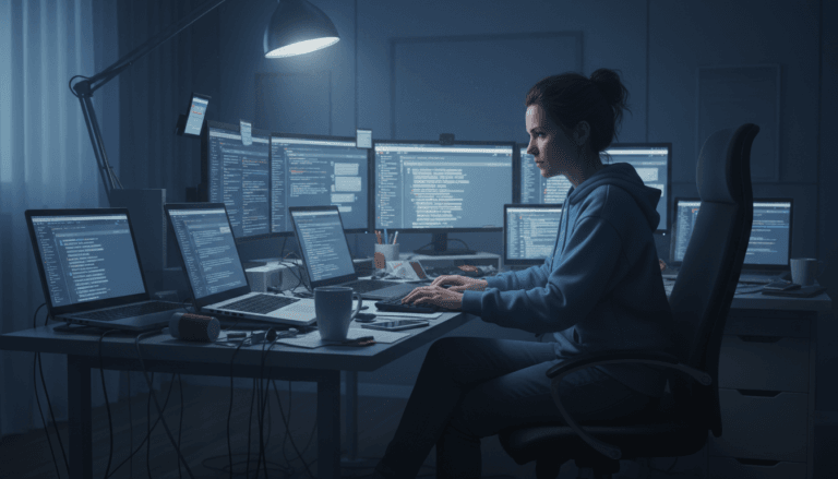 Een moeie administrator doet een moderatie analyse