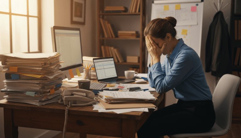 Kleine ondernemer overweldigd door telefoon